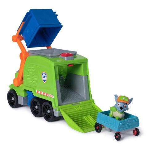 Psi Patrol Rocky i Śmieciarka Crunchin Recycle Truck Spin Master