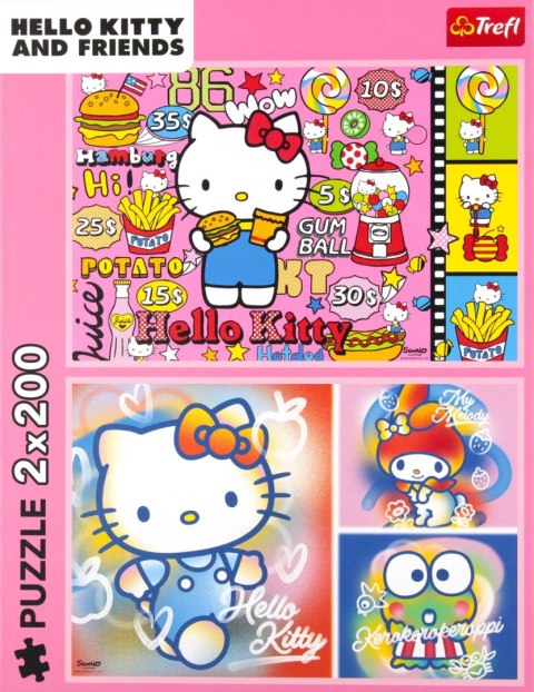 Puzzle 2x200el Hello Kitty i Przyjaciele TREFL 13336 TR