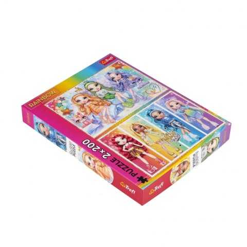 Puzzle 2x200el Tęczowe lalki TREFL 13335 TR