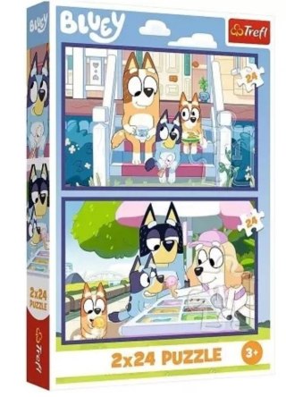 Puzzle 2x24el Zabawa Bluey TREFL 34446 TR