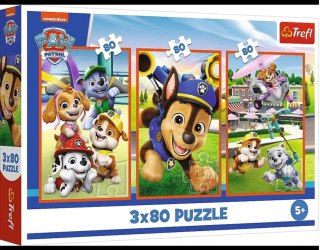 Puzzle 3x80 Psia zgraja TREFL 34886 TR