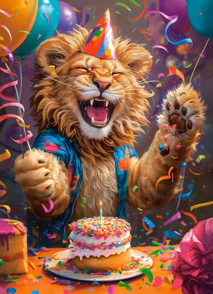 Puzzle 300 el. Happy Birthday B-030606