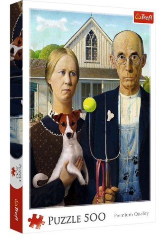 Puzzle 500el American Gothic TREFL 37526 TR