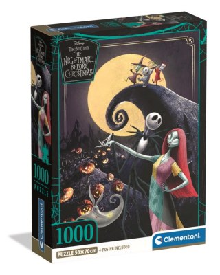 Puzzle Clementoni 1000EL 37060 DISNEY NIGHTMARE PUD6