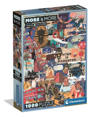 Puzzle Clementoni 1000EL 37072 MORE IS MORE TRAVEL PUD6