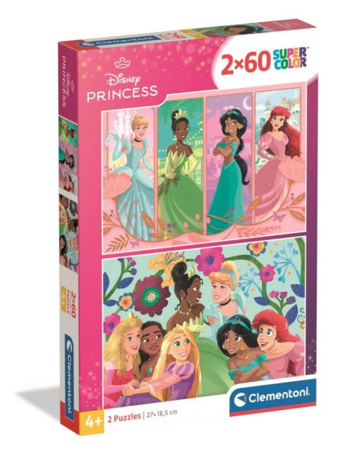 Puzzle Clementoni 2x60 Princess 24824