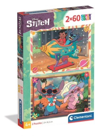 Puzzle Clementoni 2X60EL 24822 STITCH PUD6