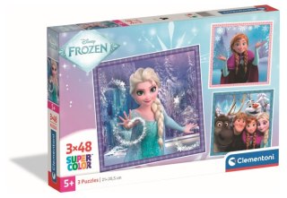 Puzzle Clementoni 3x48 elementów Frozen 25021