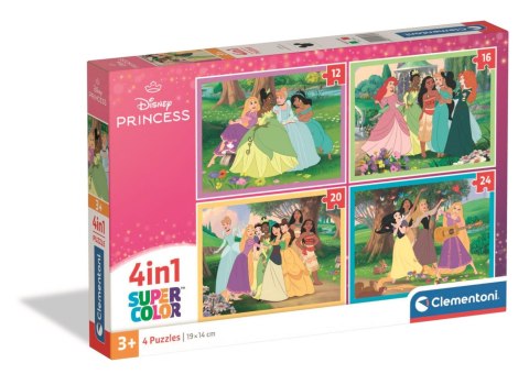 Puzzle Clementoni 4W1 21746 PRINCESS PUD