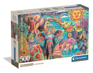 Puzzle Clementoni 500EL 35578 ELEPHANTS PUD6