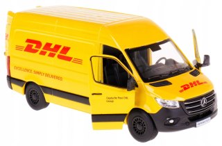 Auto osobowe metalowe 13 cm Mercedes Sprinter DHL HIPO 520230