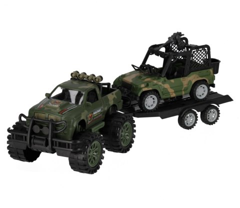 Auto wojskowe z akcesoriami MEGA CREATIVE 567041