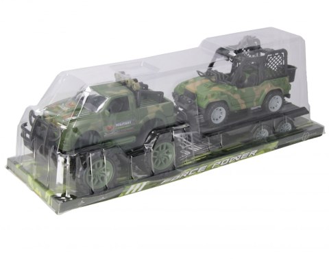 Auto wojskowe z akcesoriami MEGA CREATIVE 567041