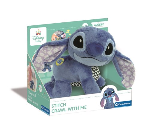 Clementoni Pluszowy Stitch Raczkujemy Razem 17537