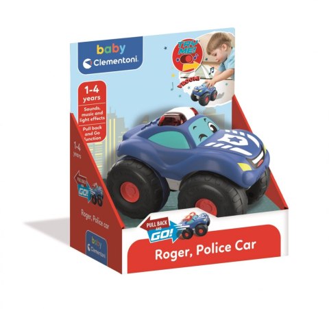 Clementoni Samochód Policja Światełka I Dzwięk 17543