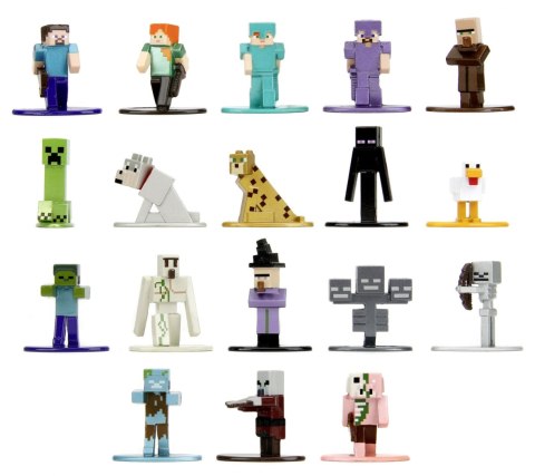 JADA Minecraft Metal fig 18-pak 4cm W12