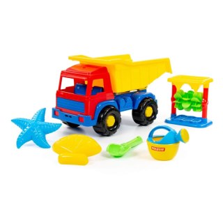 Komplet do piasku Auto wywrotka 38cm akcesoria POLESIE 58188 WADP