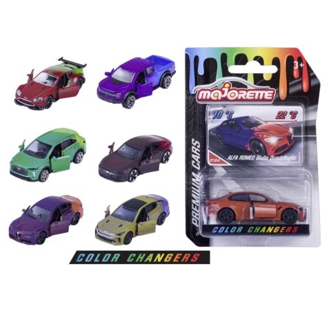 Majorette Pojazdy Color Change, 6 rodz.