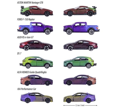 Majorette Pojazdy Color Change, 6 rodz.