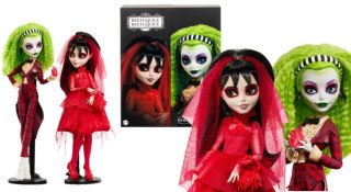 Monster High Skullector Beetlejuice Beetlejuice 2 lalki Betelgeuse i Lydia Deetz HYV96 P1
