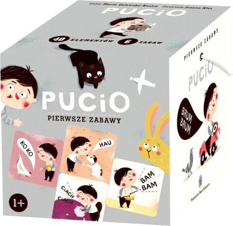 Nasza Księgarnia Pucio gra edukacyjna Pierwsze słowa