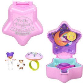 Polly Pocket Zestaw kompaktowy z pierścionkiem Asortyment Keepsake Collection JCB24 WB5