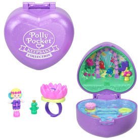 Polly Pocket Zestaw kompaktowy z pierścionkiem Asortyment Keepsake Collection JCB24 WB5