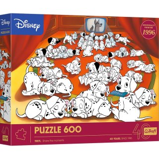 Puzzle 600 elementów 101 Dalmatyńczyków TREFL 37604 TR