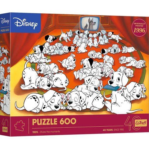Puzzle 600 elementów 101 Dalmatyńczyków TREFL 37604 TR