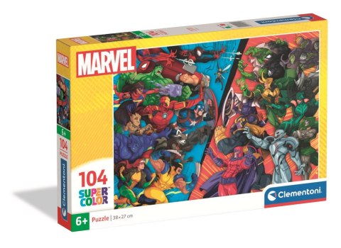 Puzzle Clementoni 104 Elementy Super Color Marvel 25061