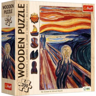 Puzzle drewniane 200el Krzyk TREFL 20252 TR