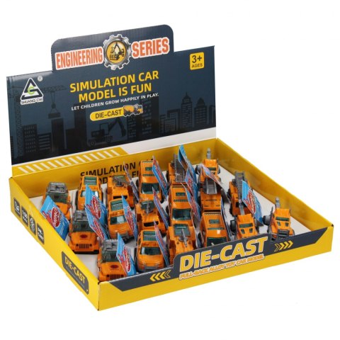 Auto ciężarowe metalowe 8cm mix MEGA CREATIVE 568716