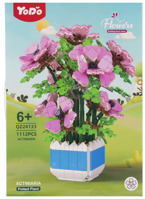 Klocki konstrukcyjne Kwiaty 1112 szt. MEGA CREATIVE 567482