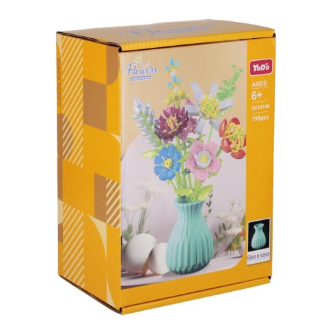 Klocki konstrukcyjne Kwiaty 793szt MEGA CREATIVE 567478