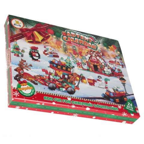 Klocki konstrukcyjne kalendarz Adwentowy MEGA CREATIVE 567438