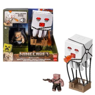 Mattel Minecraft Movie Atakujący Ghast z pociskiem JFB69