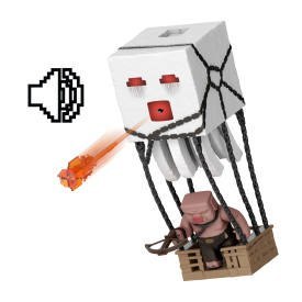 Mattel Minecraft Movie Atakujący Ghast z pociskiem JFB69
