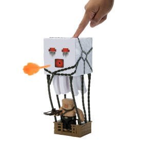 Mattel Minecraft Movie Atakujący Ghast z pociskiem JFB69