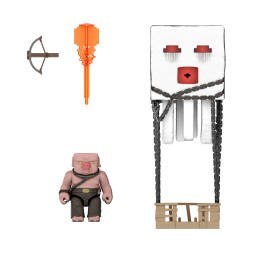 Mattel Minecraft Movie Atakujący Ghast z pociskiem JFB69