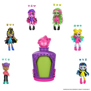 Monster High Eliksiry Minilalka Małe lalki 7,5 cm z wodną niespodzianką i ozdobami HYB10 WB6