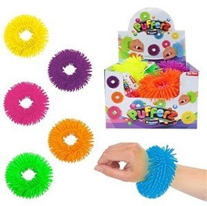 OPASKA GUM KOLCZASTA ANTYSTRES 13CM MIX6 D24