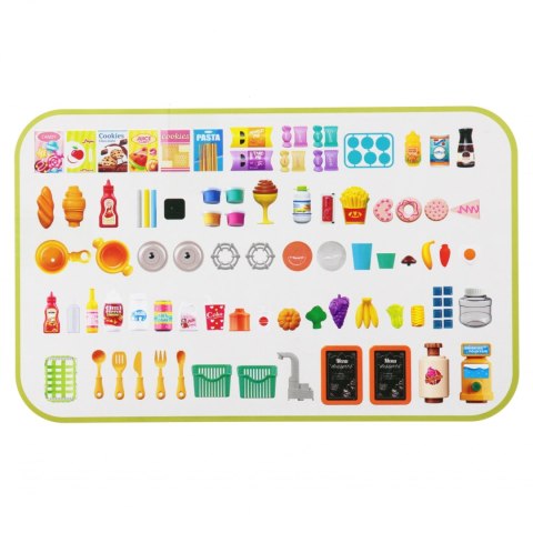 Sklep i Kuchnia z kranem 2w1 z akcesoriami MEGA CREATIVE 568402