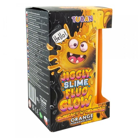 TU3822 JGGLY SLIME FLUO GLOW POMARAŃCZOWY 430 g