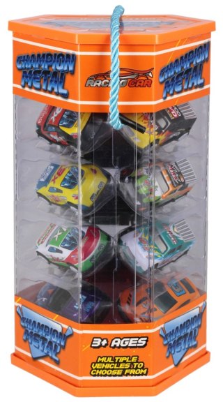Auta wyścigowe metalowe 12 szt. MEGA CREATIVE 568851