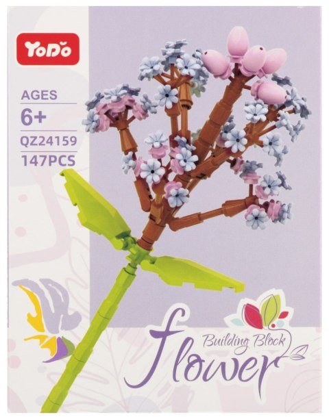 Klocki konstrukcyjne Kwiaty 147 elementów MEGA CREATIVE 569728