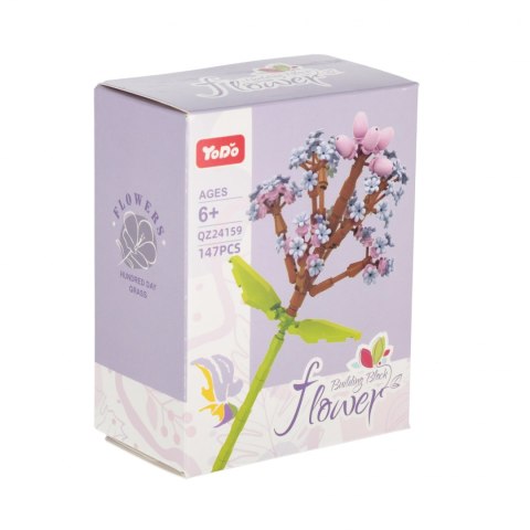 Klocki konstrukcyjne Kwiaty 147 elementów MEGA CREATIVE 569728
