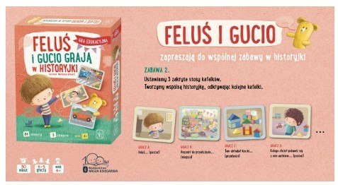 Nasza Księgarnia Feluś i Gucio grają w historyjki