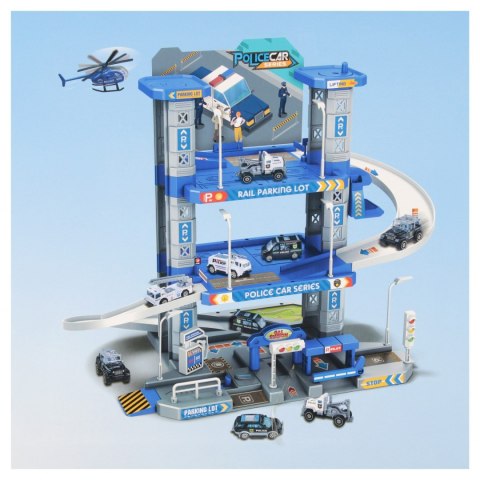 Parking Policja z akcesoriami metalowy MEGA CREATIVE 569338