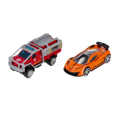 Parking Straż Pożarna z akcesoriami metalowy MEGA CREATIVE 569340