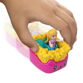 Polly Pocket Przekąski niespodzianki Mały zestaw kompaktowy i pojazd Asortyment JCR44 W8